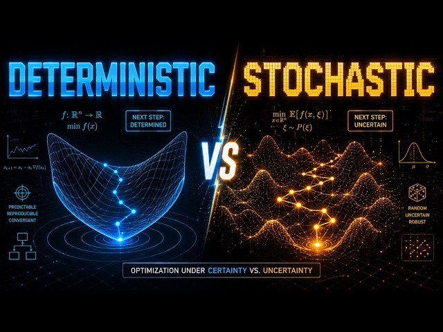 Deterministic vs. Stochastic Optimization Explained! (Dealing with Uncertainty)