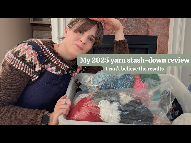 I tried a yarn stash down for a year, here’s what actually happened