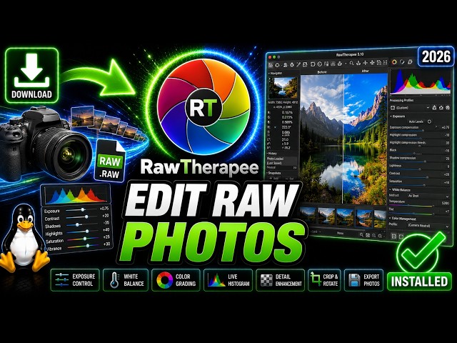 How to Install RawTherapee on Linux (2026 Guide)