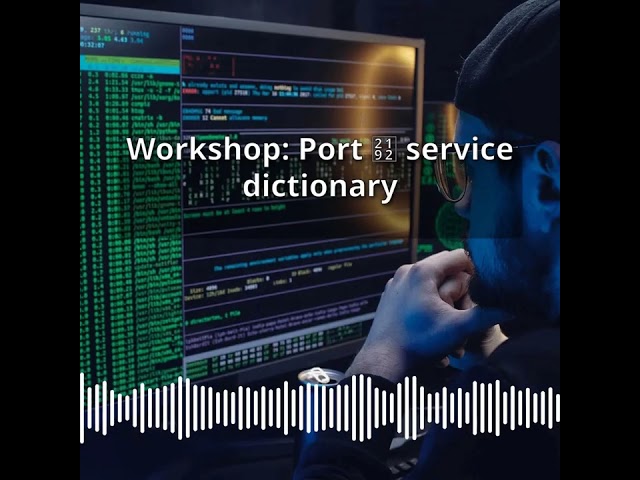 Workshop: Port → service dictionary | CyberSecurity & DevSecOps Expert: Develop, PenTest, and...