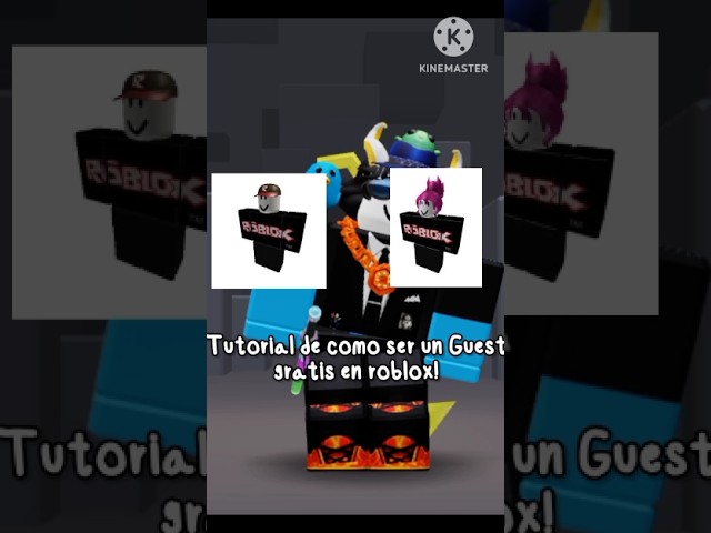 cómo ser un Guest gratis para Roblox! #roblox #Guest #tutoriales #free
