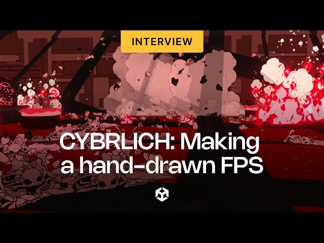 How CYBRLICH turns corporate anxiety into a hand-drawn FPS with Unity