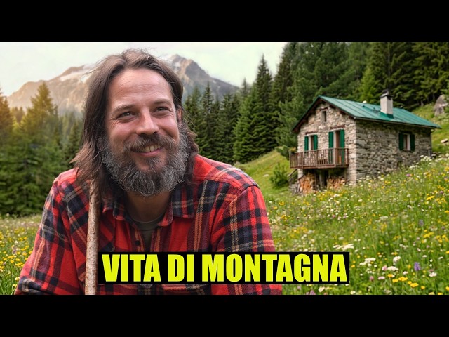 The artist who lives in a cabin in the mountains