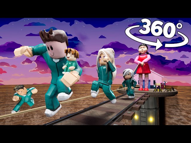 360° Roblox Jump Rope Challange : Squid Game 3 | VR 8K