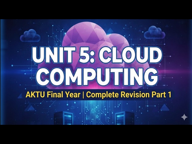 Cloud Computing Unit 5 One Shot 🔥 | Security + Challenges | AKTU 2025 | Part 1