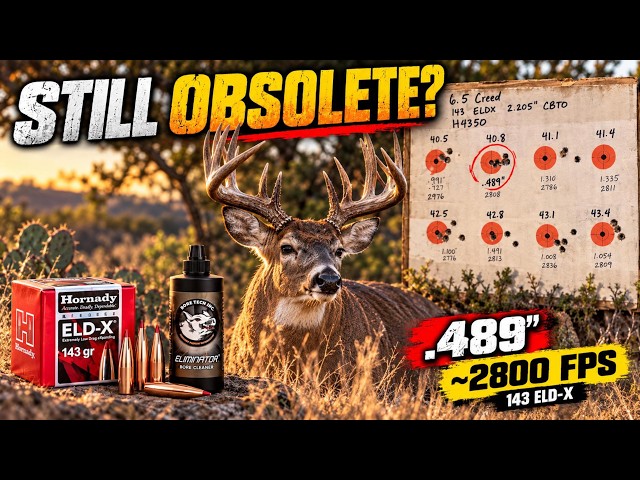 6.5 Creedmoor Is NOT Dead | 143 ELD-X at ~2,800 FPS