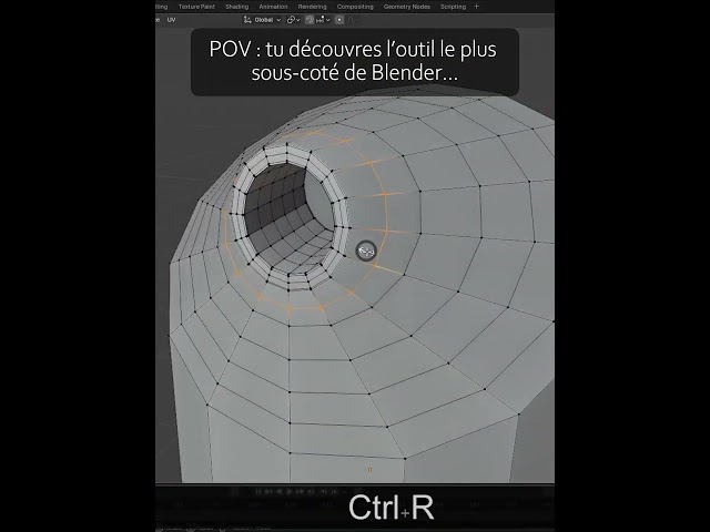Blender FR – Exercice pratique de modélisation 3D | Bridge Edge Loops