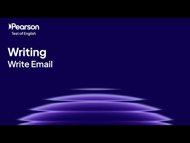 PTE Core | Writing | Write Email