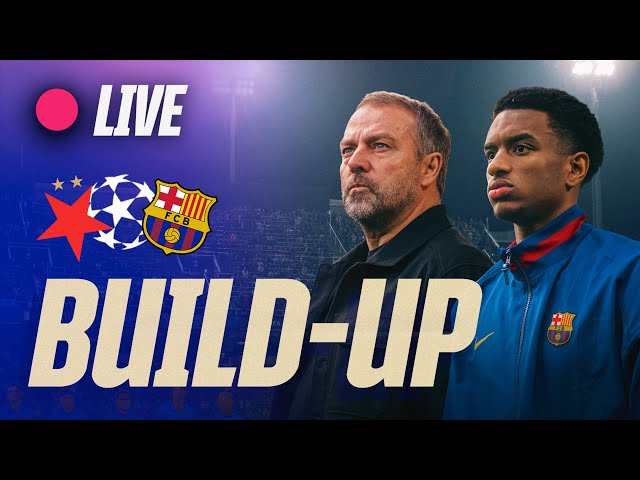 🔴 BARÇA LIVE | BUILD-UP TO SLAVIA PRAGUE vs FC BARCELONA | UCL 25/26 🔵🔴🏆