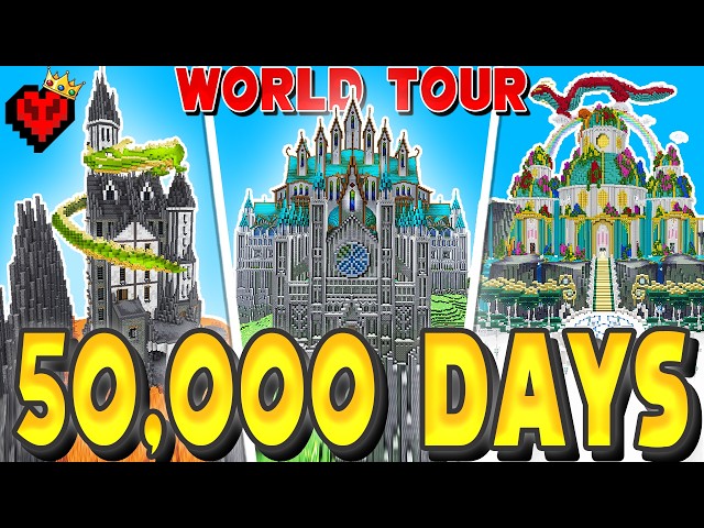 Touring My INSANE 50,000 Day Hardcore Minecraft World