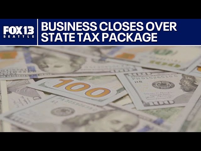 Redmond small business owner closes shop over new state tax package | FOX 13 Seattle