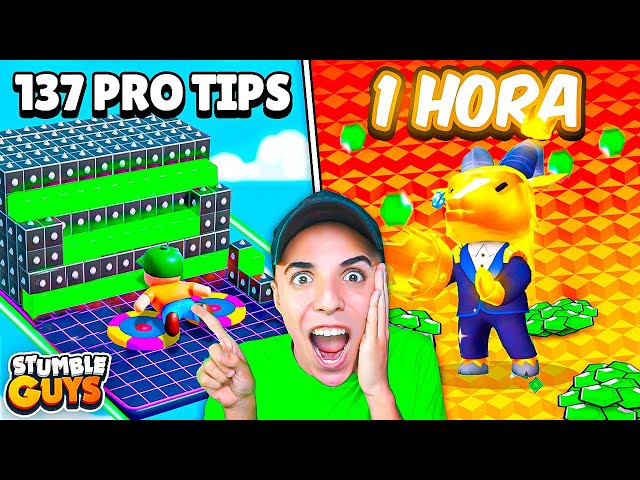 I did 137 PROTIPS at STUMBLE GUYS in 1 HOUR... 😱
