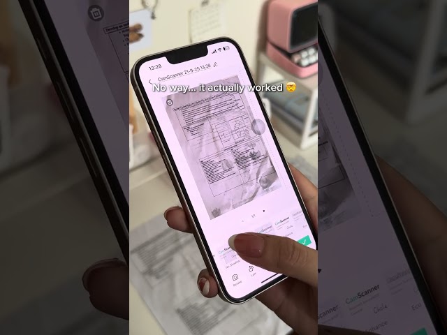 😱 Spilled Coffee on My Notes... But This App SAVED My Midterm Prep | CamScanner Lifesaver
