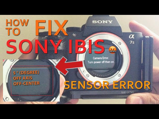 FIX: Sony A7ii A7iii A7S A7Sii A7Rii A7Riii a6500 IBIS - Camera Error turn power off then on