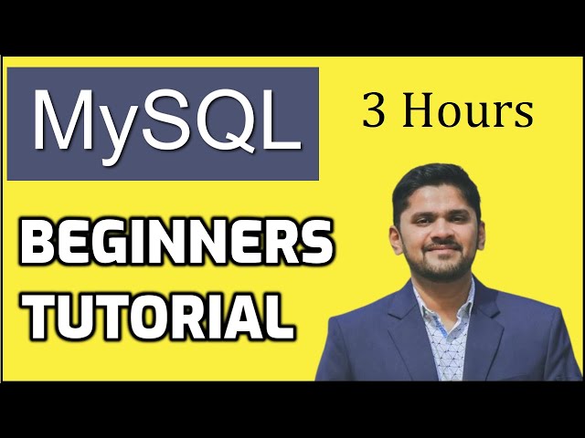 Learn MySQL in 3 Hours with 45 lessons | Amit Thinks | MySQL Tutorial for Beginners