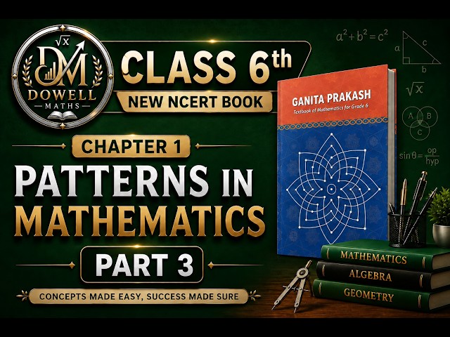 Class 6 Maths | Patterns in Mathematics | Chapter 1 | Visualising Number Sequences | Part 3