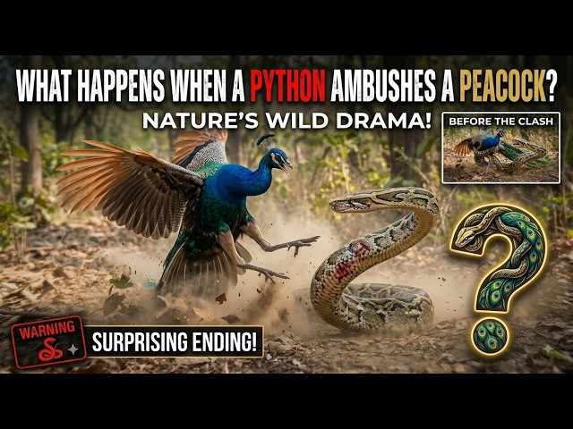 When a Python Ambushes a Peacock