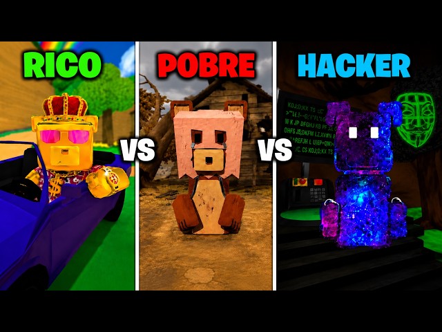 RICH vs POOR vs HACKER IN SUPER BEAR ADVENTURE 😱 ⭐