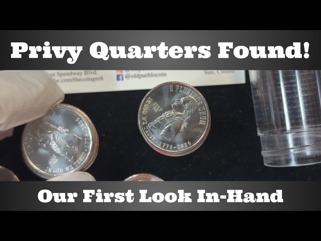 July 4th Privy Mark Quarters Found! Our First Look In-Hand