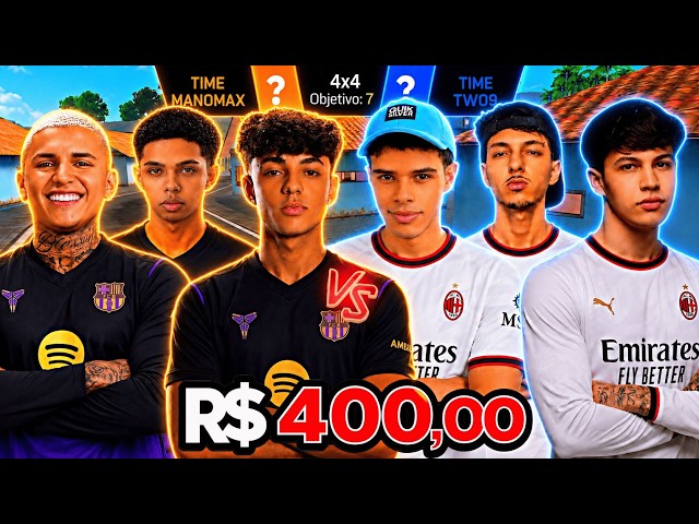 4X4 APOSTADO R$400 🔥 TWO9 SE ESTRESSOU COM MARECHAL! MANOMAX OPR1MIU ELTIN!! EDITEI COM VISÃO DOS 4!