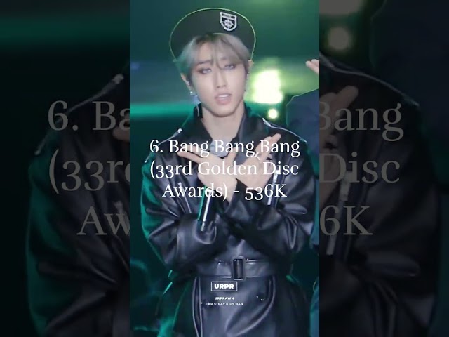 TOP 10 Most Viewed Han Jisung Fancam #shorts #straykids #han