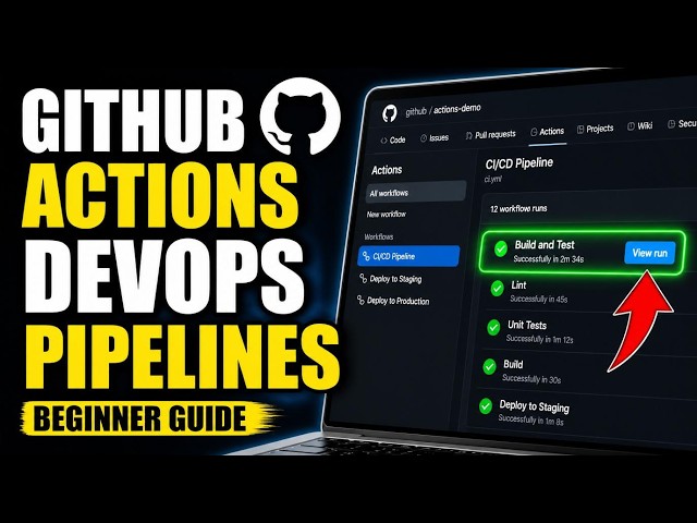 How to Build DevOps Pipelines with GitHub Actions - Beginner Guide