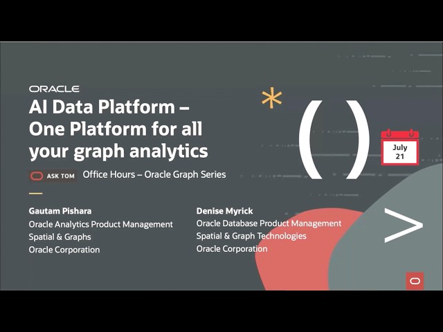 AI Data Platform One Platform for all your graph analytics