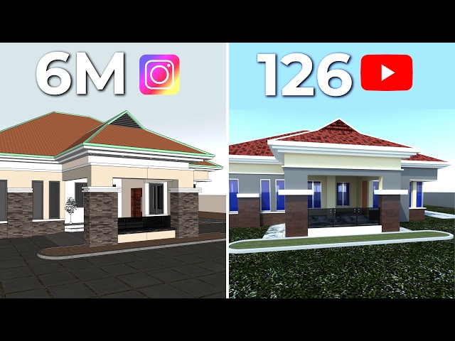 I Recreated A Viral 3D House In Autocad
