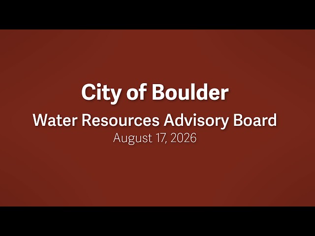 08-17-26 Water Resources Advisory Board Meeting