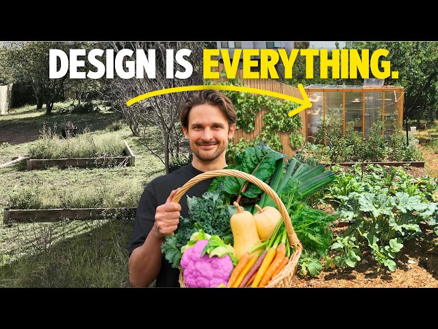 Design a Low Effort Food Garden that ACTUALLY Feeds You (Complete Guide)