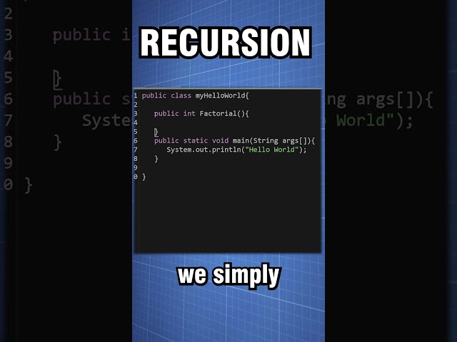 Recursion in Java!
