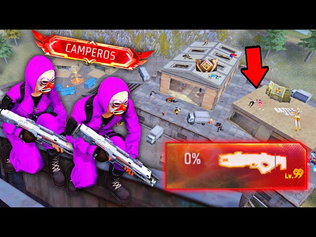 THE LEVEL 99 PLASMA CAMPER CHALLENGE 😰 FREE FIRE
