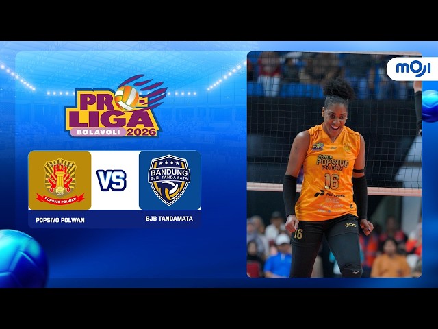 Popsivo Polwan 3 - 1 BJB Tandamata | Highlight Proliga Putri 2026 | Moji