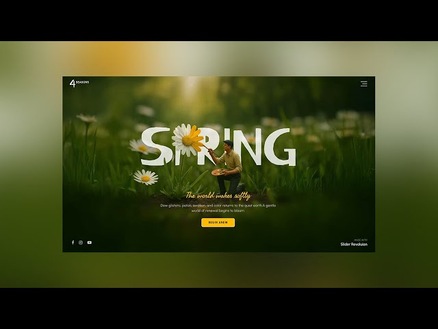4 Seasons WordPress Parallax Theme