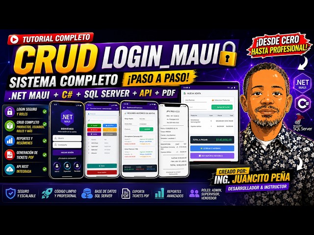 🚀 HOW TO CREATE A SALES SYSTEM - CRUD + LOGIN IN .NET MAUI AND SQL SERVER FROM SCRATCH! 🔥STEP BY ...