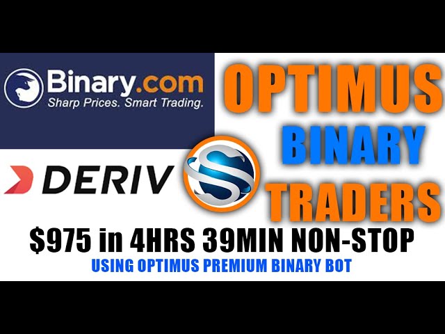 $975 IN 4HRS 39MIN STRAIGHT | OPTIMUS BINARY BOT |  OVER /UNDER |REAL ACCOUNT TRADING