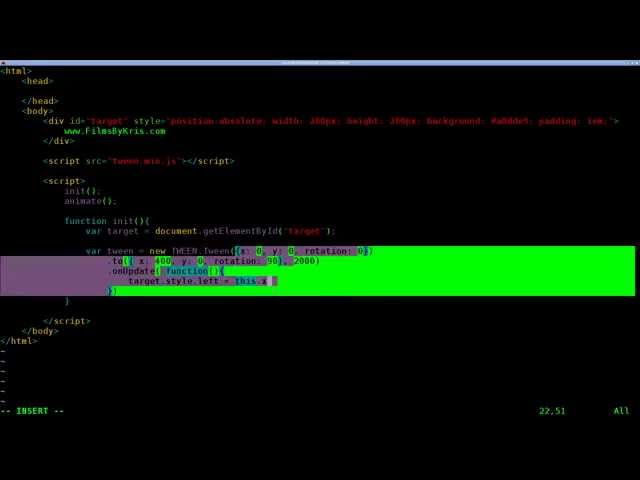 First Look at Tween Animations for ThreeJS with JavaScript Tutorial