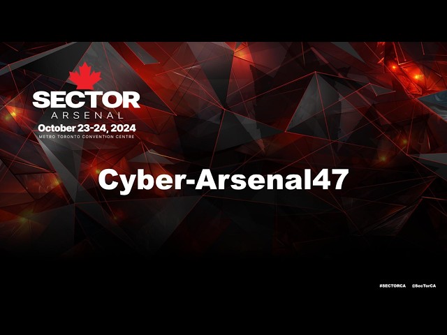 Cyber-Arsenal47: Modular Automated Pentesting Toolkit | Black Hat Sector Arsenal 2024