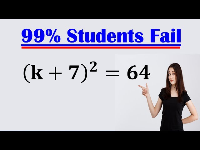 Solving a 'Harvard' University entrance exam |Find k?