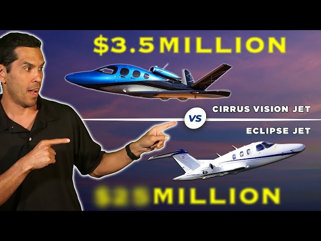 CIRRUS VISION JET vs ECLIPSE JET: Which Should I Buy?