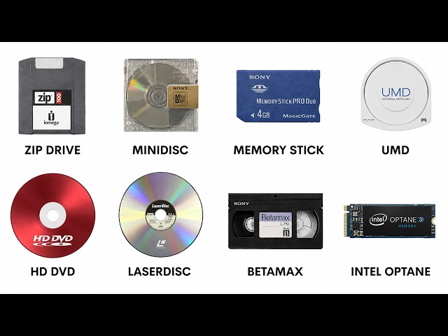 Storage Devices We THOUGHT Were the Future (But FAILED Completely)
