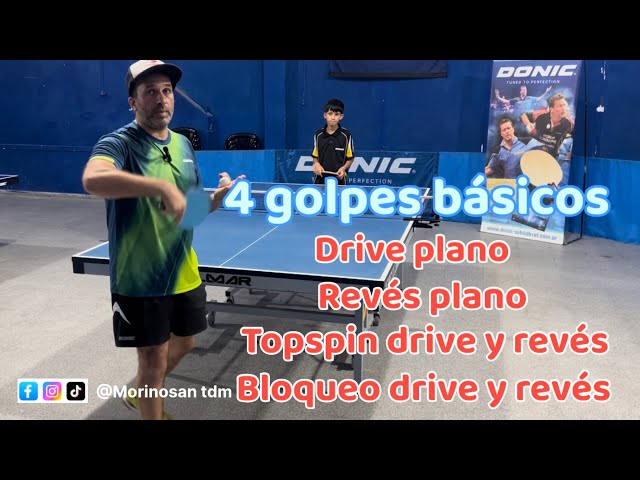 The 4 basic table tennis strokes you need to learn
