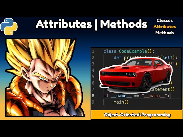 Python Classes, Methods, Attributes, init & self Explained Simply (Python OOP)