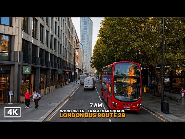 This Bus Takes You Straight Into the Heart of London 😳🚌 | Bus Route 29 (4k HDR)