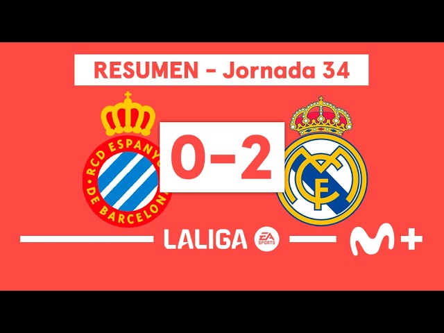 RCD Espanyol 0-2 Real Madrid | LALIGA EA SPORTS (Matchday 34) - Highlights | Movistar Plus+