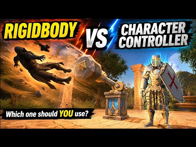 Rigidbody vs Character Controller in Unity – Which One Should You Use?