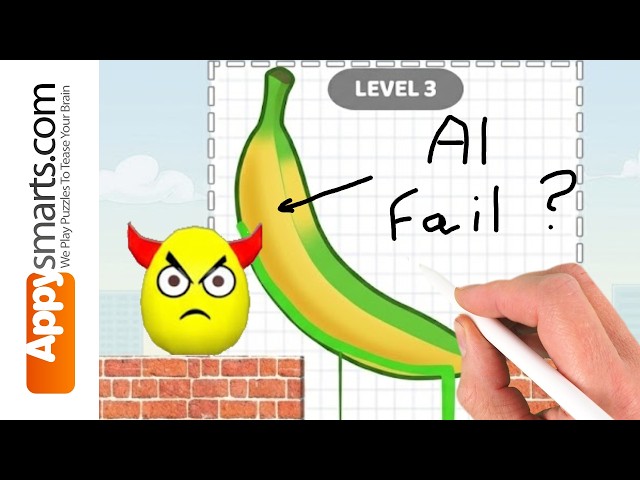 Draw To Smash: Logic puzzle - How Many Level Did AI Solve Correctly?