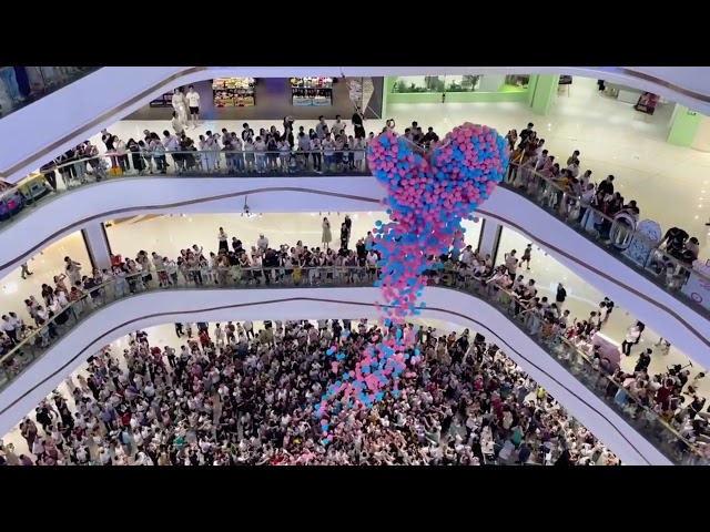 Celebration of a mall. It shows people having fun and enjoying themselves#shorts #viralyoutubeshorts