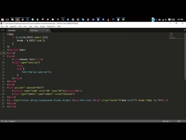 How to execute PHP code from a form (SIMPLE)