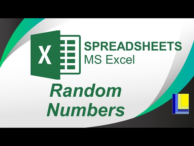 MS Excel | Random numbers